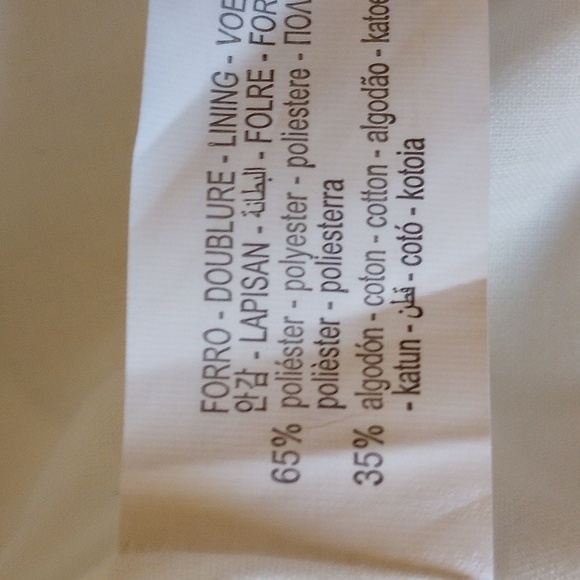 NWT Zara Wrap Around Crop Vest Top S White Lined - Picture 6 of 9